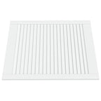 Vidaxl kastdeuren met lamellen 4 st 69x59,4 cm massief grenenhout wit