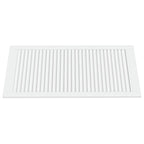 Vidaxl kastdeuren met lamellen 2 st 99,3x49,4 cm grenenhout wit