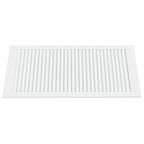 Vidaxl kastdeuren met lamellen 4 st 99,3x49,4 cm grenenhout wit