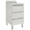 Vidaxl commerciële keukenkast met 3 lades 50x60x96 cm