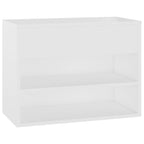 Vidaxl schoenenbank 60x30x45 cm bewerkt hout wit