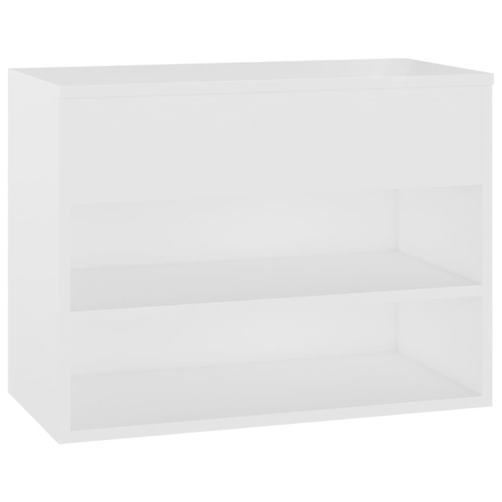 Vidaxl schoenenbank 60x30x45 cm bewerkt hout wit