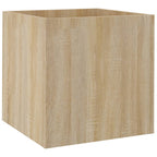 Vidaxl plantenbak 40x40x40 cm bewerkt hout sonoma eiken