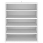 Vidaxl schoenenkast 60x35x70 cm bewerkt hout wit