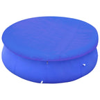 Vidaxl zwembadhoezen 2 st rond 90 g m² 460 cm pe