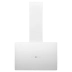 Vidaxl wandafzuigkap 60 cm staal en gehard glas wit