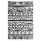 Vidaxl buitenkleed arakil 190x290 cm polypropeen zwart