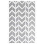 Vidaxl buitenkleed arakil 160x230 cm polypropeen grijs
