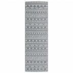 Vidaxl buitenkleed arakil 80x250 cm pp grijs