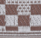 Vidaxl buitenkleed arakil 140x200 cm polypropeen bruin