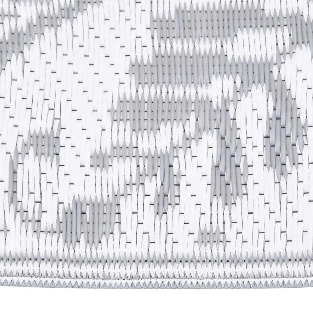 Vidaxl buitenkleed arakil 80x250 cm polypropeen lichtgrijs
