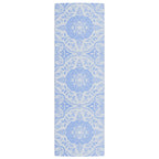 Vidaxl buitenkleed arakil 80x250 cm polypropeen babyblauw