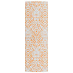 Vidaxl buitenkleed arakil 80x250 cm pp oranje en wit
