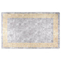 Vidaxl vloerkleed wasbaar anti-slip 80x150 cm grijs