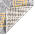 Vidaxl vloerkleed wasbaar anti-slip 160x230 cm grijs