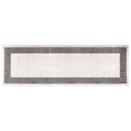 Vidaxl vloerkleed wasbaar anti-slip 80x300 cm lichtbeige