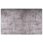 Vidaxl vloerkleed wasbaar anti-slip 160x230 cm grijs