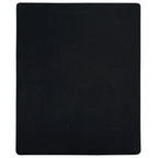 Vidaxl hoeslaken jersey 100x200 cm katoen zwart