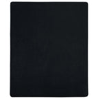 Vidaxl hoeslakens 2 st jersey 140x200 cm katoen zwart