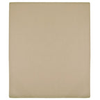 Vidaxl hoeslaken jersey 140x200 cm katoen taupe