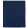 Vidaxl hoeslakens 2 st jersey 180x200 cm katoen marineblauw