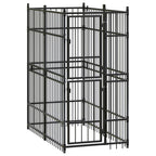 VidaXL Hondenkennel 1,84 m² staal