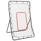 Vidaxl softbal rebounder 88x79x137 cm staal