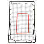 Vidaxl softbal rebounder 88x79x137 cm staal