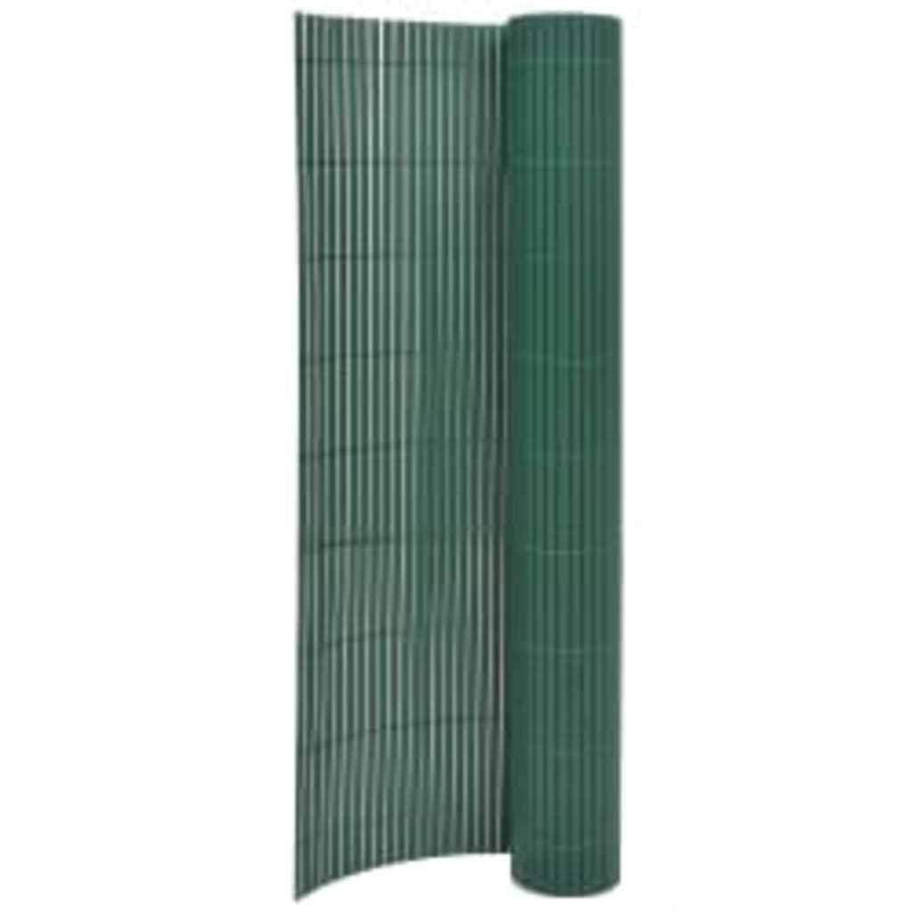 Vidaxl tuinafscheiding dubbelzijdig 110x400 cm groen