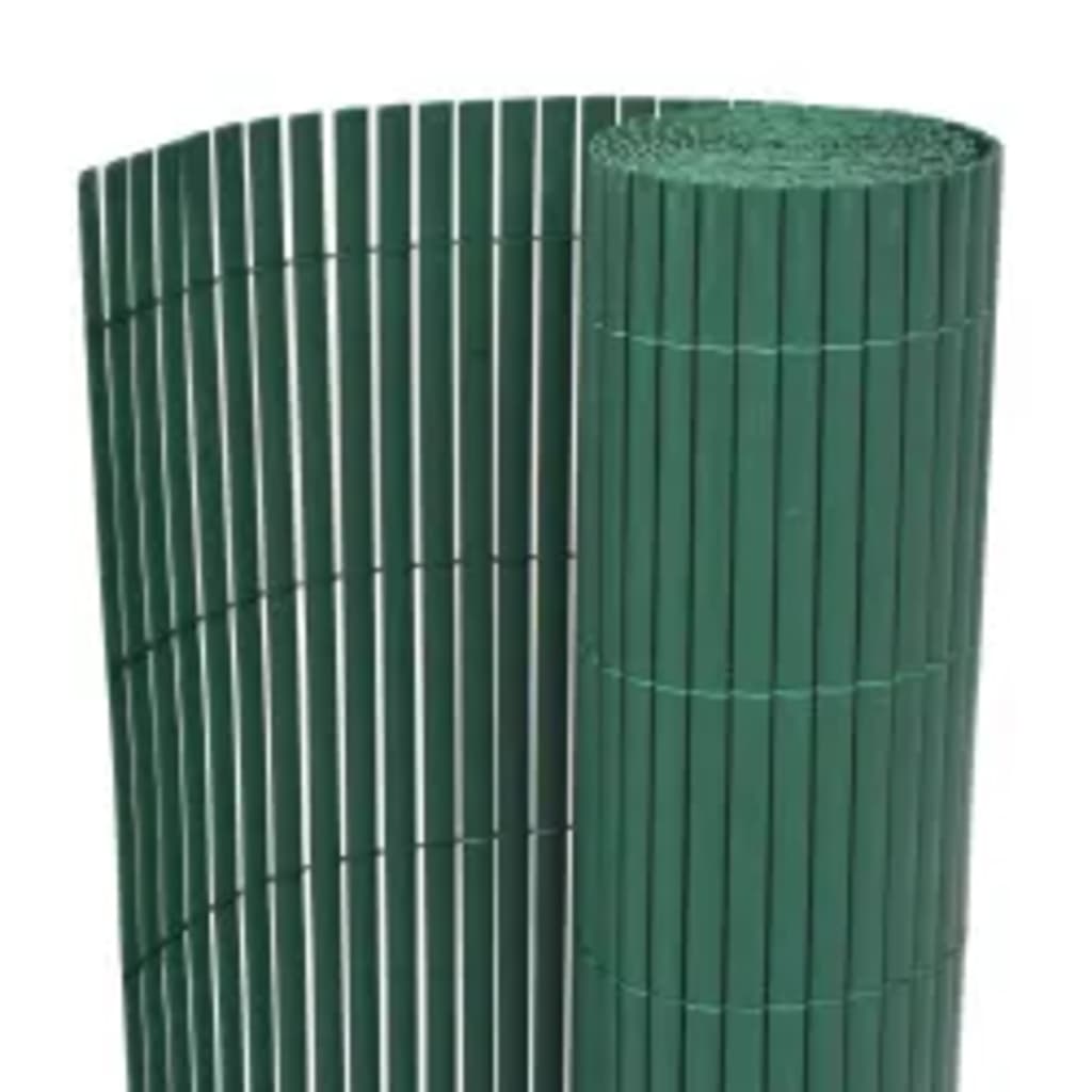 Vidaxl tuinafscheiding dubbelzijdig 110x400 cm groen