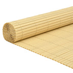 Vidaxl tuinafscheiding dubbelzijdig 110x400 cm geel