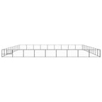 VidaXL Hondenkennel 90 m² staal zwart