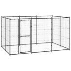 VidaXL Hondenkennel 7,26 m² staal