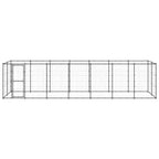 VidaXL Hondenkennel 16,94 m² staal