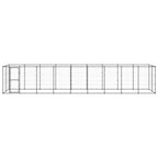 VidaXL Hondenkennel 21,78 m² staal
