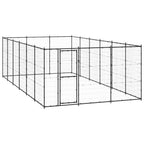 VidaXL Hondenkennel 21,78 m² staal