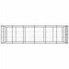 VidaXL Hondenkennel 21,78 m² staal