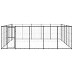 VidaXL Hondenkennel 36,3 m² staal