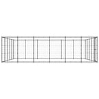 VidaXL Hondenkennel 36,3 m² staal