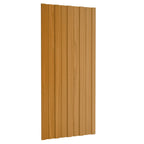 VidaXL Dakpanelen 36 st 100x45 cm gegalvaniseerd staal lichthout