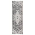 Vidaxl buitenkleed platgeweven 80x250 cm lichtgrijs