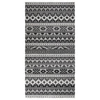 VidaXL Buitenkleed platgeweven 80x150 cm donkergrijs