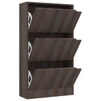 VidaXL Schoenenkast 3 deuren 59x24x105 cm bewerkt hout sonoma eiken