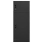 Vidaxl zadelkast 53x53x140 cm staal antracietkleurig