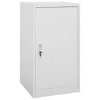 Vidaxl zadelkast 53x53x105 cm staal lichtgrijs
