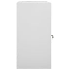 Vidaxl zadelkast 53x53x105 cm staal lichtgrijs