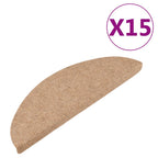 Vidaxl trapmatten zelfklevend 15 st 56x17x3 cm beige