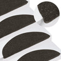 Vidaxl trapmatten zelfklevend 15 st 56x17x3 cm zwart