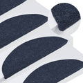 Vidaxl trapmatten zelfklevend 15 st 56x17x3 cm blauw