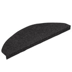 Vidaxl trapmatten zelfklevend 15 st 65x22,5x3,5 cm zwart